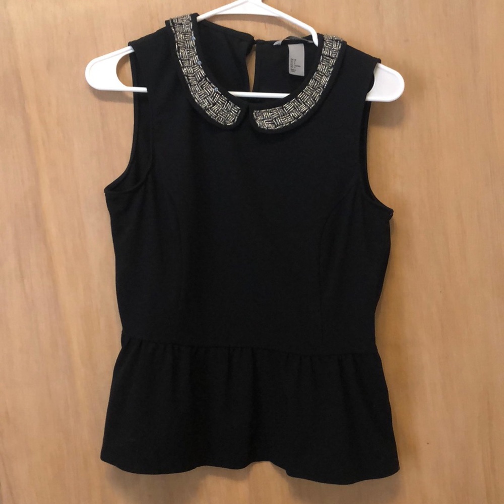 H&M peplum tank top